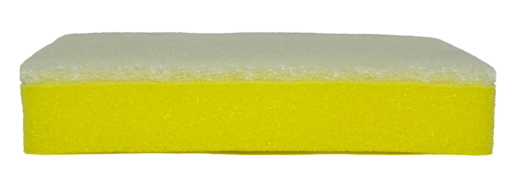 White & Gold Scourer Sponge - 10 Pack Image